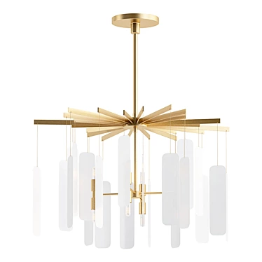 Arteriors Harriet Chandelier: Exquisite Illumination 3D model image 1 