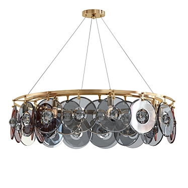 Contemporary Artistic Decor Chandelier 3D model image 1 