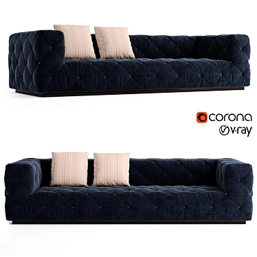 Longhi Must Large Sofa 3D model image 1 