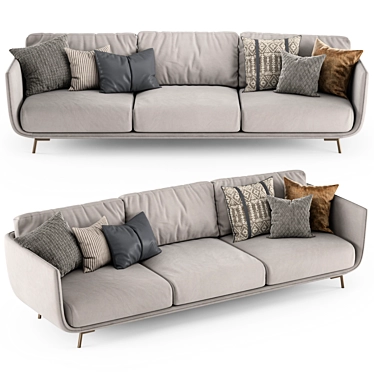 Nube Italia JOE Modern Sofa 3D model image 1 