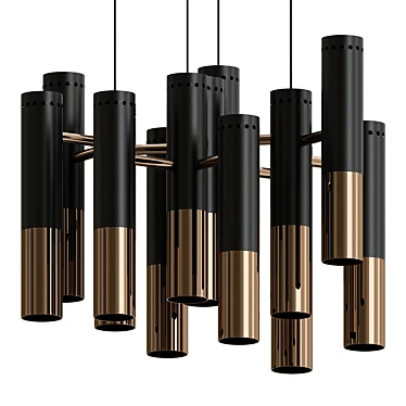 Modern Illuminate with IKE Pendant Light 3D model image 1 