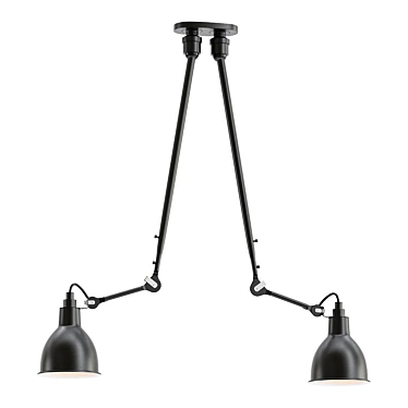 DCW Lampe Gras No 302 - Double Ceiling Elegance 3D model image 1 