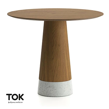 Minimalist Cone Dining Table 3D model image 1 