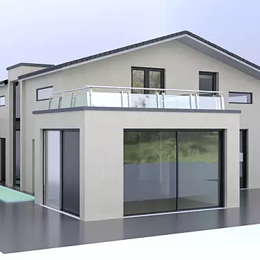 Ultimate Luxury Dream Home 3D model image 1 