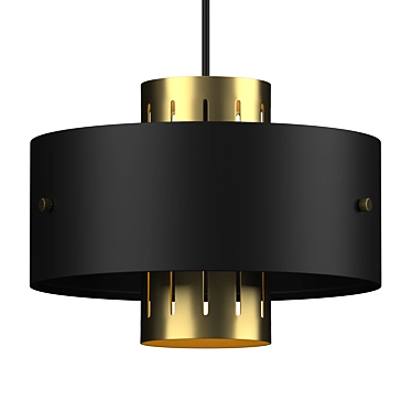 Elegant Luxe Pendant: Illuminate Your Home with Style 3D model image 1 