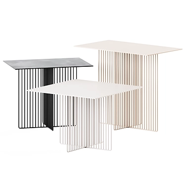  Sleek Accursio Coffee Tables - La Cividina 3D model image 1 