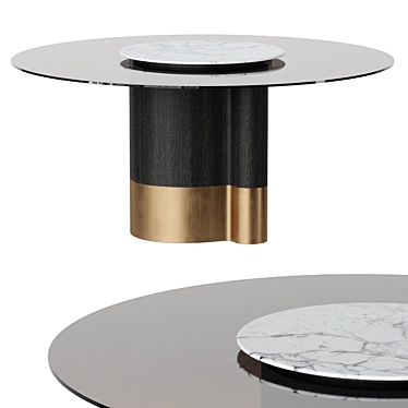 Formitalia Marygold Round Dining Table 3D model image 1 
