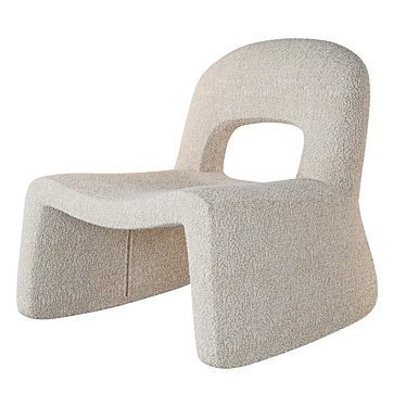 Elegant Josephine Armchair: Luxurious Comfort 3D model image 1 