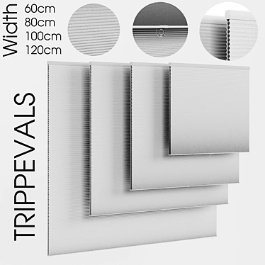 Ikea TRIPPEVALS Block-Out Blind 3D model image 1 