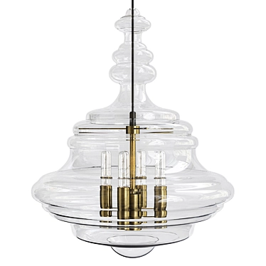 Elegant Washington Pendant Light 3D model image 1 