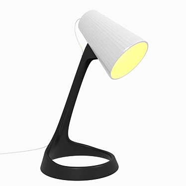 Refined Eco-Plastic Lamp: Red Dot Winner 3D model image 1 