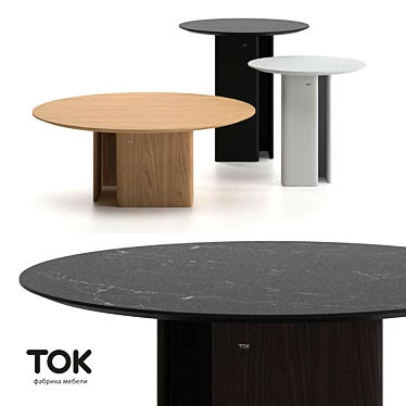 ROL Series Tables: Stylish and Versatile Furniture 3D model image 1 