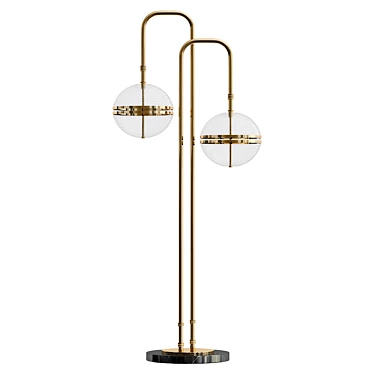 Miles Modern Floor Lamp 3D model image 1 