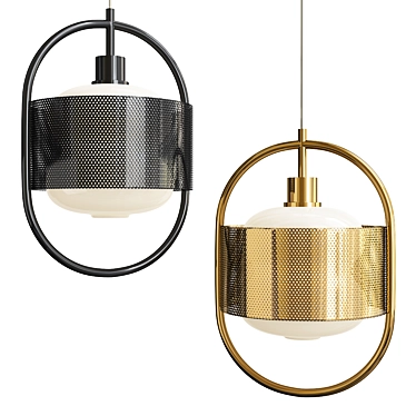 Sleek Mossen Design Lamps 3D model image 1 
