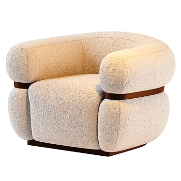 Modern Malibu Arm Chair, 2013 Design 3D model image 1 