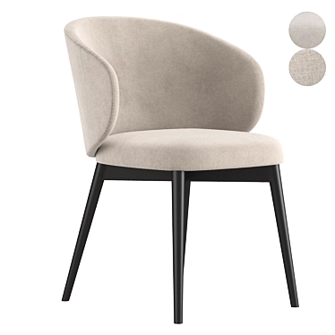 Modern Connubia Tuka Armchair 3D model image 1 