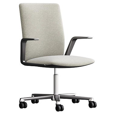 Arper Kinesit Met Chair: Sleek Ergonomic Seating 3D model image 1 