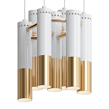 Ike Loft Pendant Chandelier 3D model image 1 