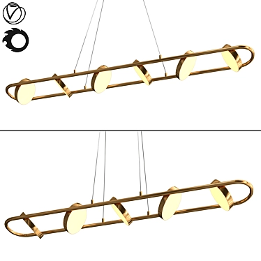 Elegant Liveig B Pendant Lights 3D model image 1 