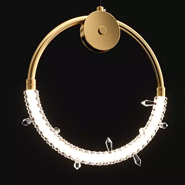 Acosta Pendant Light: Elegant Illumination-
(Diameter: 46cm, Polys: 45,235, Verts: 26 3D model image 1 