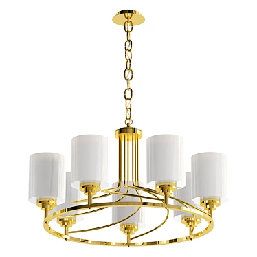 Elegant Plexus Chandelier 3D model image 1 