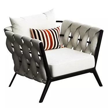 Elegant Bianca Relax Chair 3D model image 1 