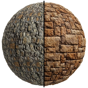 StoneCover 4k PBR Texture Kit 3D model image 1 