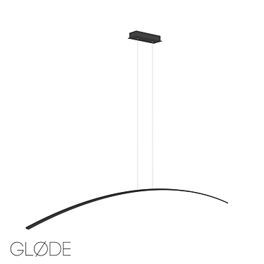 ArcLamp by GLODE: Adjustable Brightness Pendant Lamp 3D model image 1 