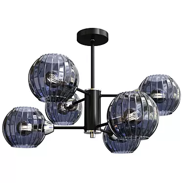 Modern Ceiling Light Fixture Sirius 3D model image 1 