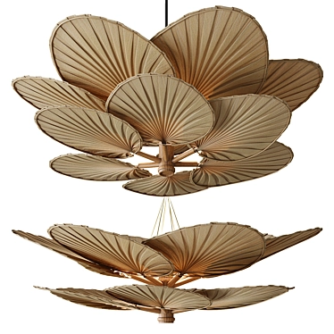 Dry leaf chandelier _02