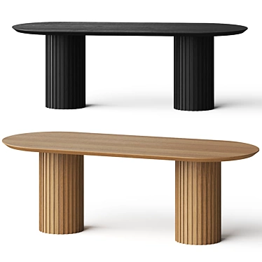Moderna Cosmo Dining Table - Modern and Stylish Design 3D model image 1 