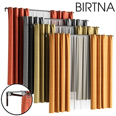 BIRTNA Block-Out Blinds - Say Goodbye to Sunlight! 3D model image 1 