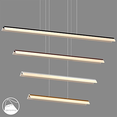 Mileva V Chandelier - Elegant Lighting for Every Space 3D model image 1 