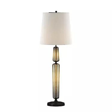 Elegant Milo Buffet Lamp: Thomas O'Brien Design 3D model image 1 