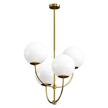 Elegant 2013 Carrie Chandelier 3D model image 1 