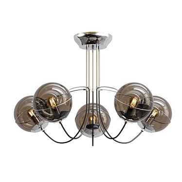 Promo Grana 5-Light Ceiling Chandelier 3D model image 1 