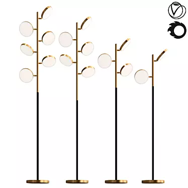 Modern MOLFRID Design Lamps 3D model image 1 