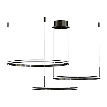 Sleek Modern Design Visit Lamp 3D model image 1 