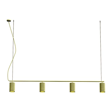 Elegant Linear Suspension: Donna Line 3D model image 1 