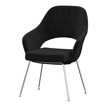 Elegant Saarinen Arm Chair 3D model image 1 