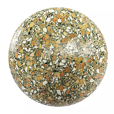 Marble Terrazzo - PBR Seamless Texture 3D model image 1 