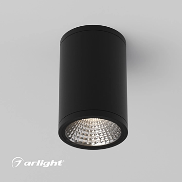 Title: FORMA-SURFACE-R90: Sleek 12W Ceiling Luminaire 3D model image 1 