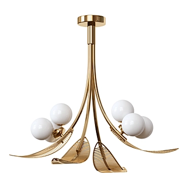 Modern Design LAUB Lamps 3D model image 1 