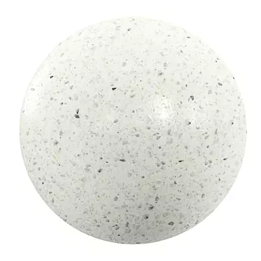 Terrazzo Marble PBR Texture 4K 3D model image 1 