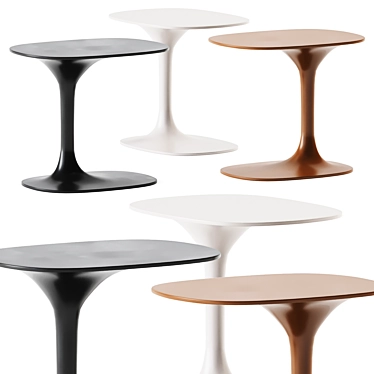 Awa Outdoor Side Table: Sleek and Stylish 3D model image 1 