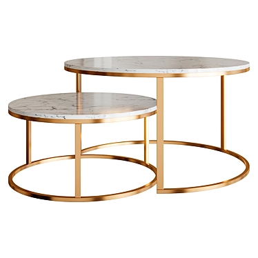 Calder Coffee Table: Elegant and Functional 3D model image 1 