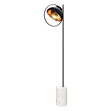 Urban Spotlight Floor Lamp: Sleek & Stylish Illumination 3D model image 1 