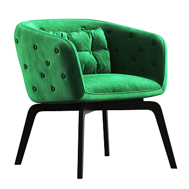 Roche Bobois Quadrille Armchair | Stylish and Contemporary Furniture 3D model image 1 