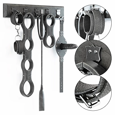 BDSM Set: Handcuffs & More 3D model image 1 