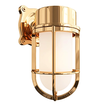 Elegant Tolson Cage Sconce 3D model image 1 